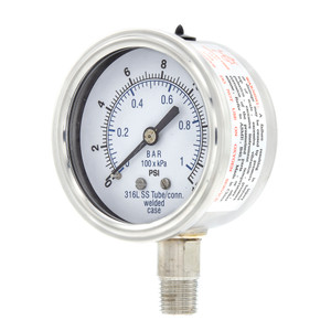 Type 301 | All Stainless, Liquid Filled or Dry - Bottom Mount Type 301 | All Stainless, Liquid Filled or Dry - Bottom Mount