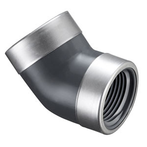 Schedule 80 Fitting - 45° Elbow: Special Reinforced Schedule 80 Fitting - 45° Elbow: Special Reinforced