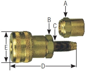 1/2" BODY SIZE SOCKET - ONE WAY VALVED - AUTOMATIC