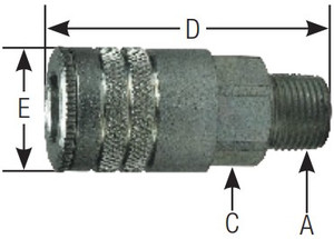 1/2" BODY SIZE SOCKET - ONE WAY VALVED - SLEEVE GUARD 1/2" BODY SIZE SOCKET - ONE WAY VALVED - SLEEVE GUARD