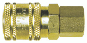 1/4" BODY SIZE SOCKET - ONE WAY VALVED - BRASS