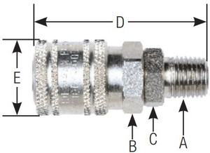 3/8" BODY SIZE SOCKET - ONE WAY VALVED - STANDARD