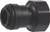 PART FC - FEMALE CONNECTOR - BSPP THREAD - METRIC - BLACK ACETAL