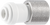 PART FC - FEMALE CONNECTOR - UNEF THREAD - WHITE POLY PART FC - FEMALE CONNECTOR - UNEF THREAD - WHITE POLY