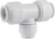 SPEEDFIT PLUMBING FITTINGS - REDUCTING TEE - WHITE