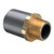 Schedule 80 Fitting - Male Adapter: PVC Lined Brass Transition