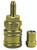 1/4" BODY SIZE SOCKET - ONE WAY VALVED - BRASS