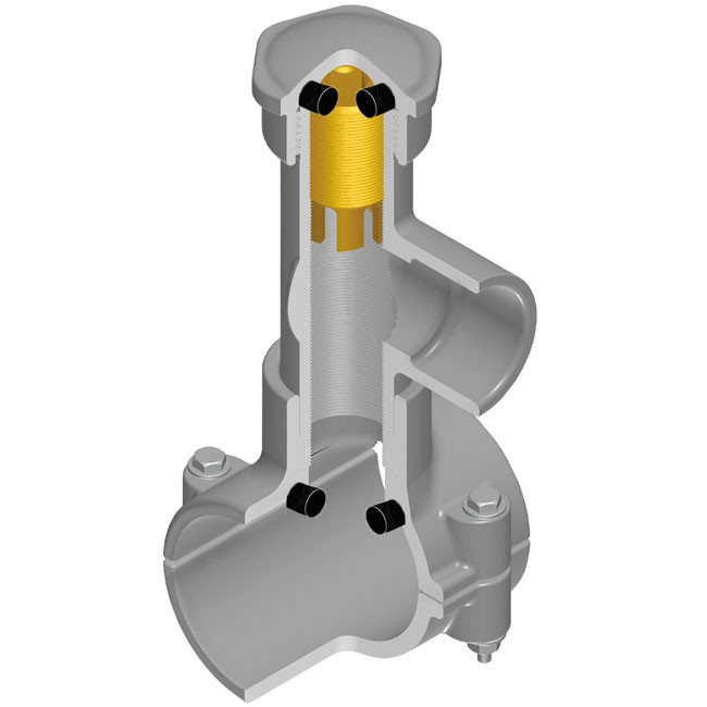 Schedule 80 CPVC Fitting - Hot-Tap Saddle
