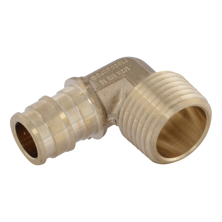 SHARKBITE - PEX-A F1960 BRASS PLUMBING FITTING - MNPT ADAPTER ELBOWS