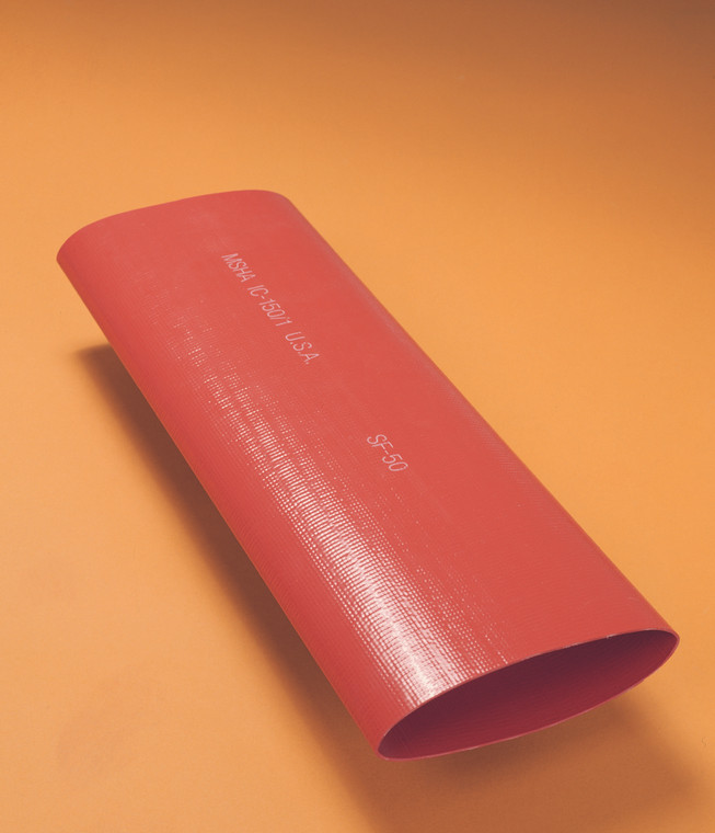 PVC Layflat Discharge Hose - Red
