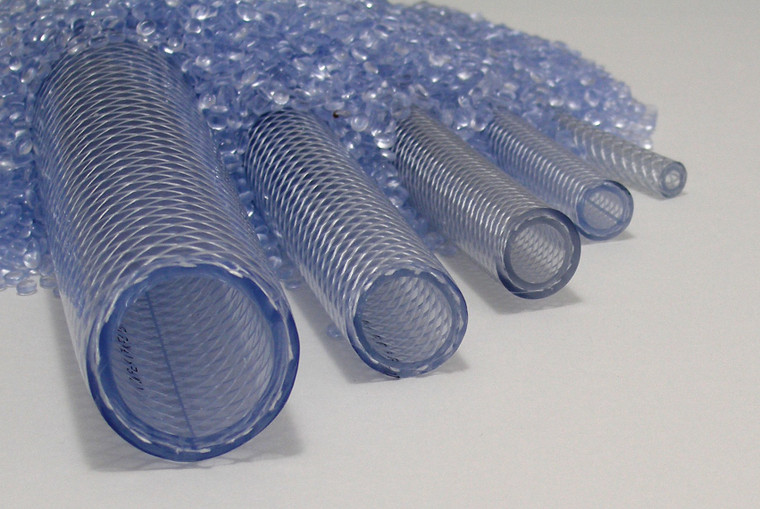 Style 5015 - Clear Braided All Purpose PVC Hose - Food Grade