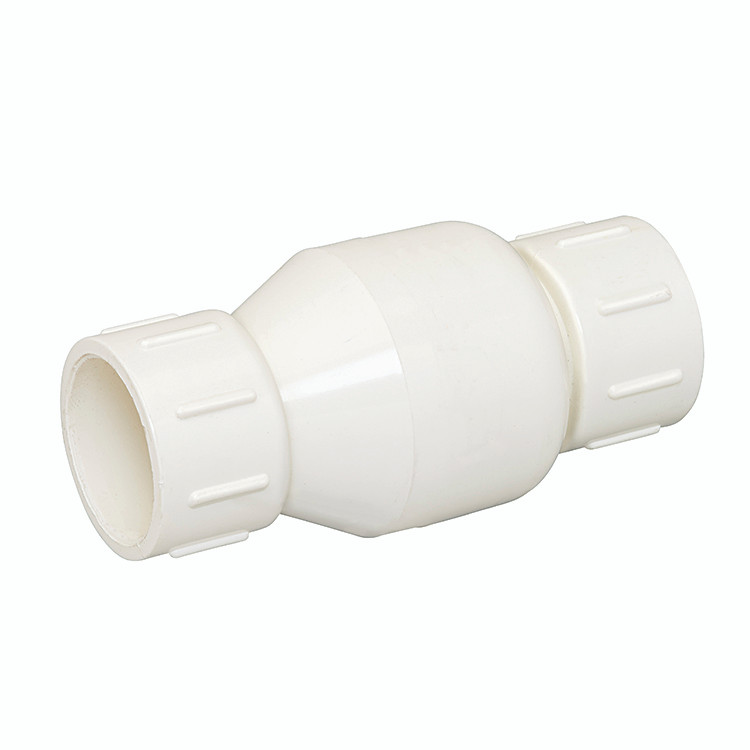 PVC SPRING CHECK VALVES - SOLVENT CONNECTIONS