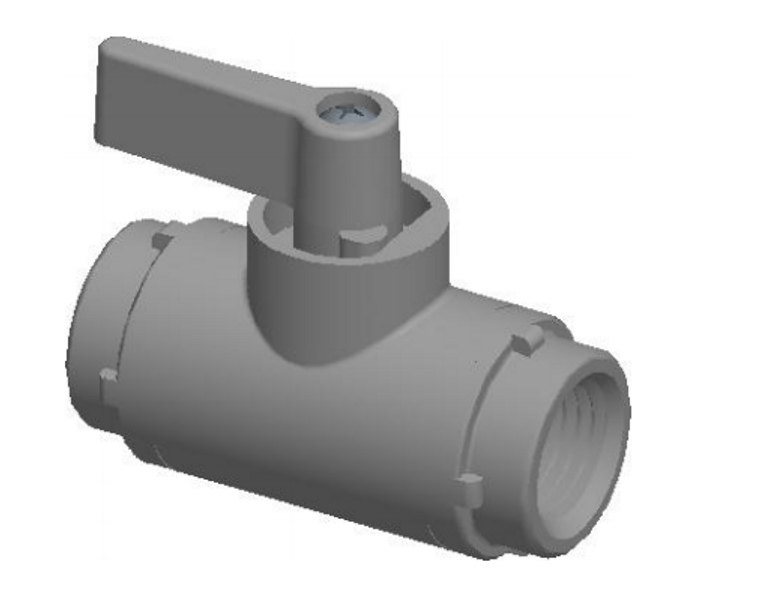 Plastic Ball Valves: Series 226 - FEMALE X FEMALE