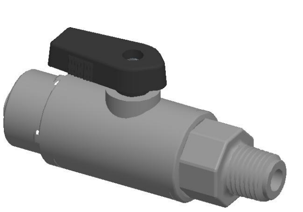 Plastic Ball Valves: Series 638 - PUSH-CONNECT X MALE