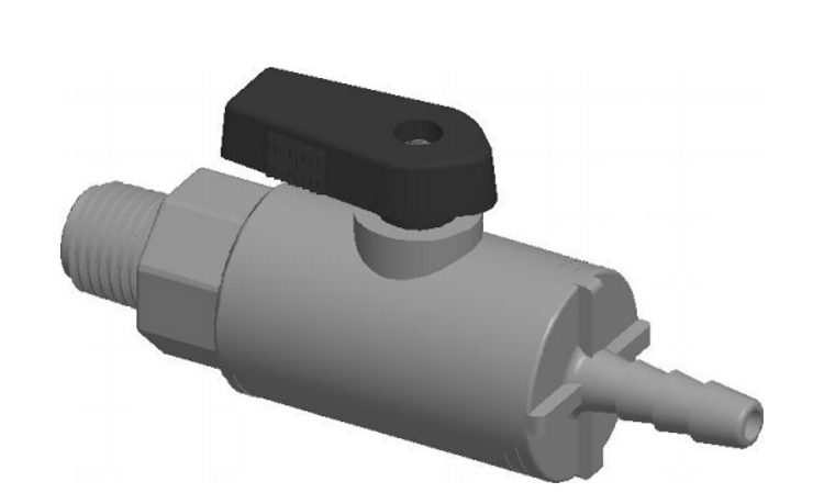 Plastic Ball Valves: Series 638 - MALE X HOSE BARB