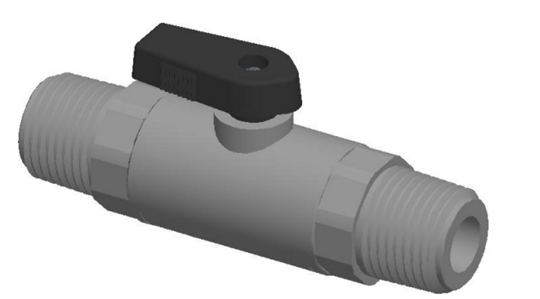 Plastic Ball Valves: Series 638 - MALE X MALE