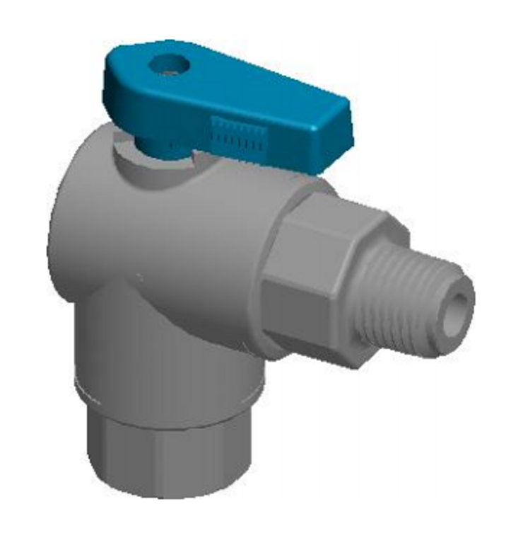 Plastic Ball Valves: Series 657 - FEMALE X MALE