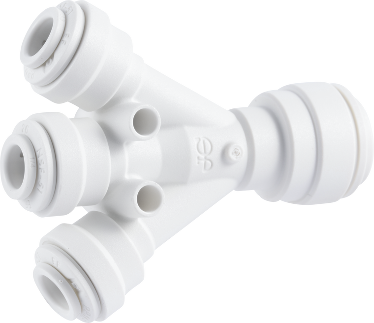 PART 3WDC- THREE-WAY DIVIDER CONNECTOR - WHITE POLY