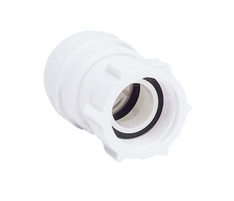 SPEEDFIT PLUMBING FITTINGS - FEMALE COUPLER TAB CONNECTOR - WHITE