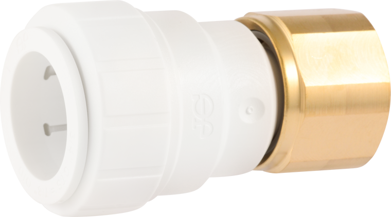SPEEDFIT PLUMBING FITTINGS - FEMALE CONNECTOR - WHITE