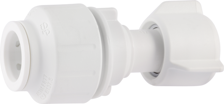 SPEEDFIT PLUMBING FITTINGS - FEMALE SWIVEL CONNECTOR - WHITE