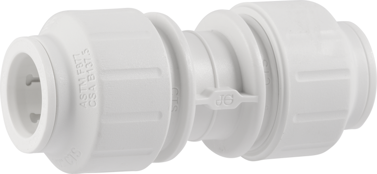 SPEEDFIT PLUMBING FITTINGS - COUPLER - WHITE