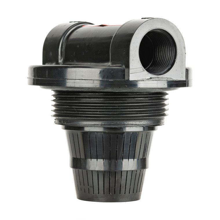2.5" - 8 Tank Threads - 1" Inlet & Outlet - Glass Filled ABS