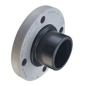 Schedule 80 Fitting - Van Stone Flange w/ Glass-Filled PVC Ring