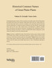 Historical Common Names of Great Plains Plants, with Scientific Names Index
