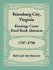 Petersburg City, Virginia Hustings Court Deed Book, 1787-1790
