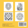 Mini Coloring Book Relaxing Serenity Animal and Flower Patterns