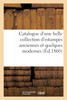 Catalogue collection provenant de la collection de C. Blanc