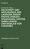 Die Schrift des Apolinarius von Laodicea gegen Photin (Pseudo-Athanasius, Contra Sabellianos) und Basilius von Caesarea