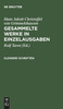 Gesammelte Werke in Einzelausgaben, Kleinere Schriften