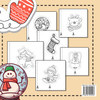 Winter and Christmas Scissor Practice Book age 4 up