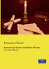 Immanuel Kants sämtliche Werke