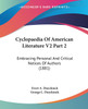 Cyclopaedia Of American Literature V2 Part 2
