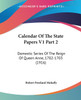Calendar Of The State Papers V1 Part 2