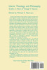 Islamic Theology and Philosophy