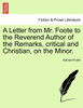 A Letter from Mr. Foote to the Reverend Author of the Remarks, critical and Christian, on the Minor.