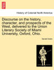 Discourse on the history, character, and prospects of the West, delivered to the Union Literary Society of Miami University, Oxford, Ohio.