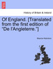 Of England. [Translated from the first edition of "De l'Angleterre."]