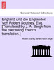 England und die Englander. Von Robert Southey, Esq. [Translated by J. A. Bergk from the preceding French translation.]