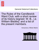 The Rules of the Candlewick Ward Club; with a short review of its history [signed