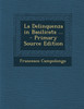 La Delinquenza in Basilicata ...