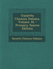 Gazzetta Chimica Italiana, Volume 16 - Primary Source Edition