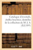 Catalogue d'éventails des époques Louis XV et Louis XVI, belles étoffes brochées, dentelles