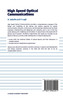 High Speed Optical Communications