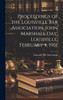 Proceedings of the Louisville Bar Association, John Marshall Day, Louisville, February 4, 1901