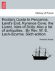 Rodda's Guide to Penzance, Land's End, Kynance Cove, the Lizard, Isles of Scilly. Also a list of antiquities . By Rev. W. S. Lach-Szyrma. Sixth edition.